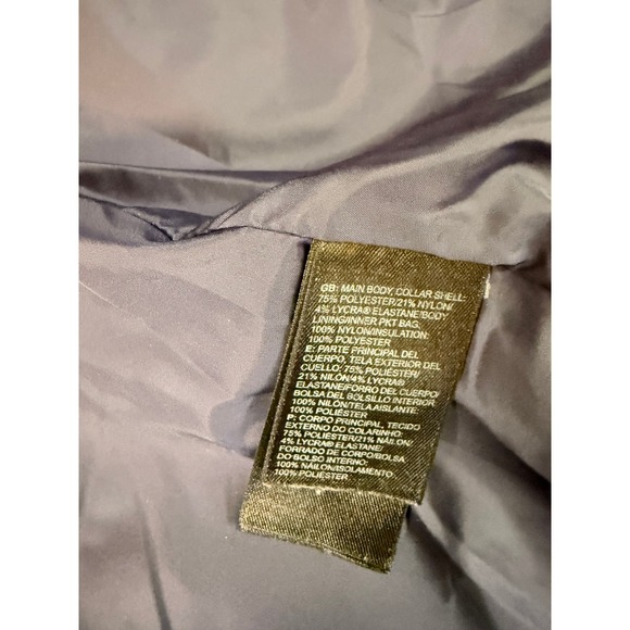 The North Face Womens Pseudio Puffer Vest S Heathered Blue Quilted Layer Outdoor - Picture 10 of 11